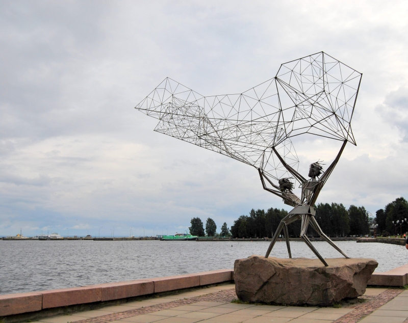 Скульптура Рыбаки